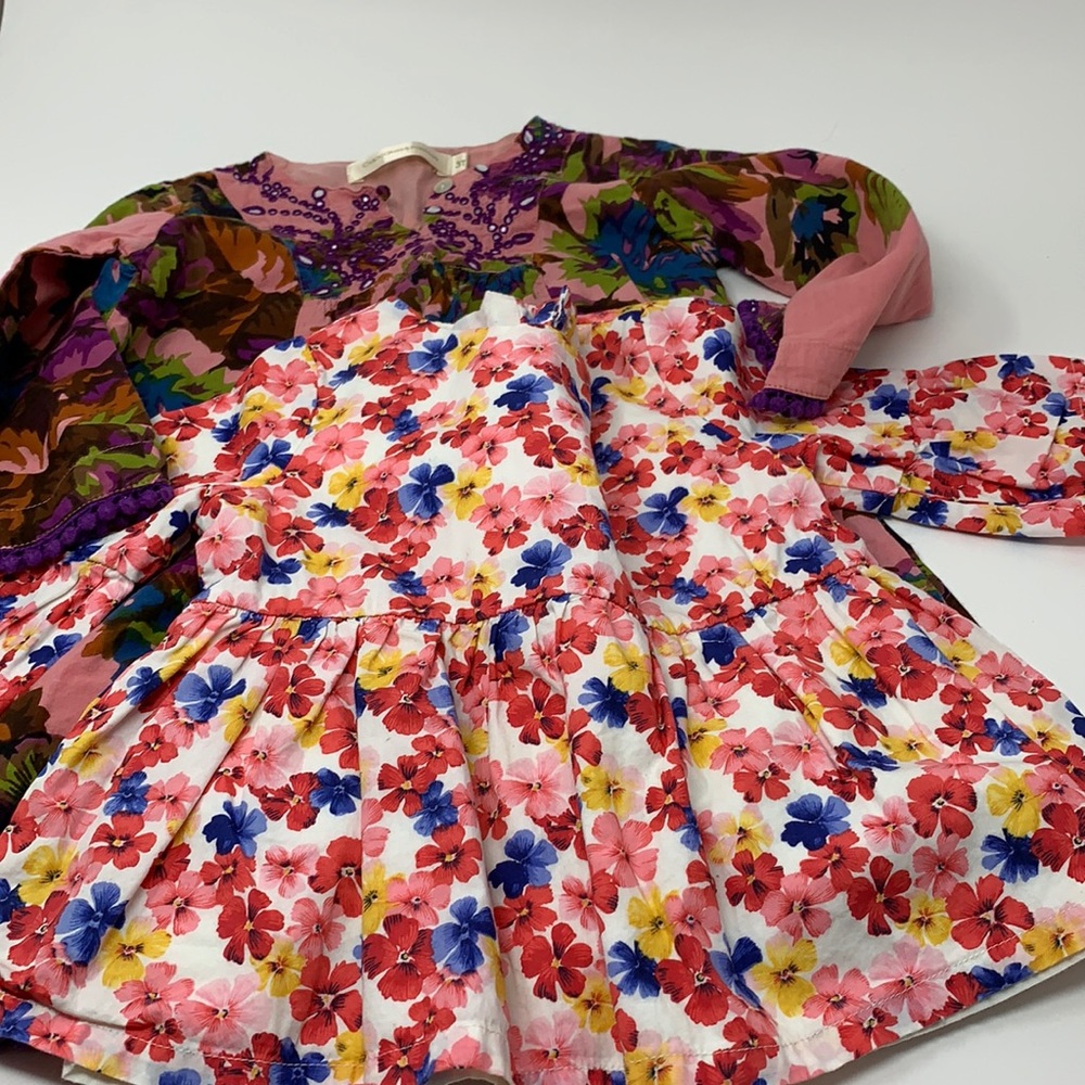 Janie and Jack Girls Shirt and Cupcakes & Pastries Girls Dress Bundle